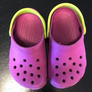 Girls Crocs size 8